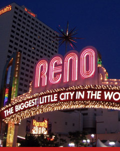 Top gambling destination Reno, Nevada