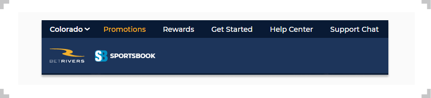 Screenshot of BetRivers promotions tab